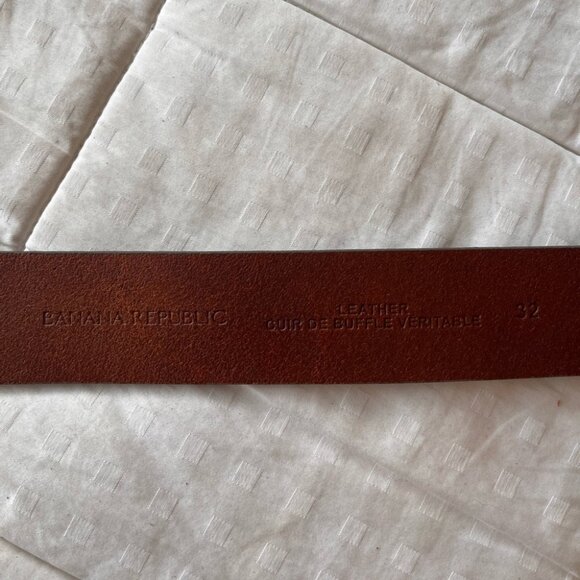 Banana Republic Genuine Leather Men’s Belt 32 - Picture 6 of 13